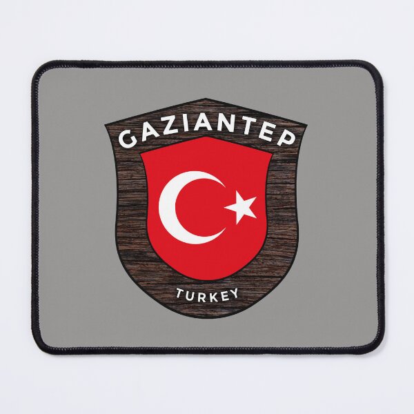 Item preview, Gaziantep Turkey Emblem Flag designed and sold by World Designs.