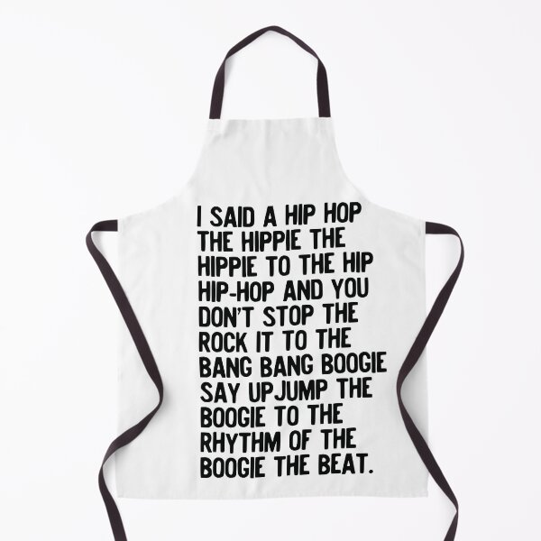 Item preview, Rappers Delight - Sugar Hill Gang Lyric Art Music - Hip Hop Music Poster - Classic Rap Song - I said a hip hop designed and sold by HoneymoonHotel.