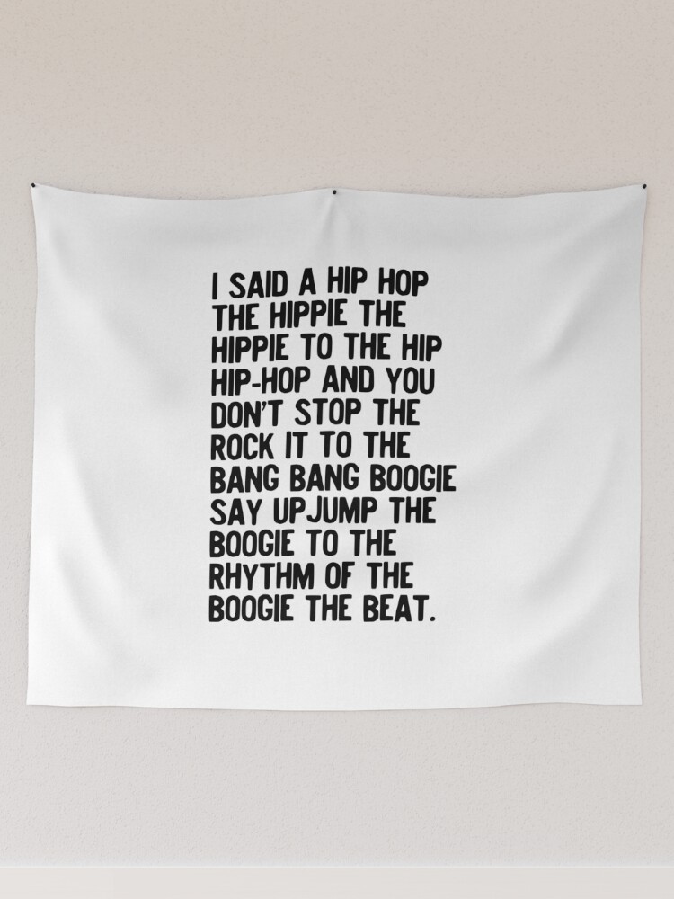 Rappers Delight - Sugar Hill Gang Lyric Art Music - Hip Hop Music