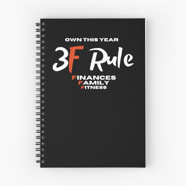 Item preview, 3F Rule - Finances, Family, Fitness designed and sold by JNowakowsky.