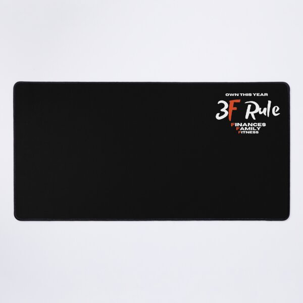Item preview, 3F Rule - Finances, Family, Fitness designed and sold by JNowakowsky.