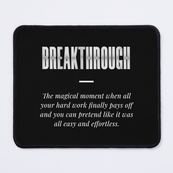Item preview, BREAKTHROUGH designed and sold by Syahrasi.