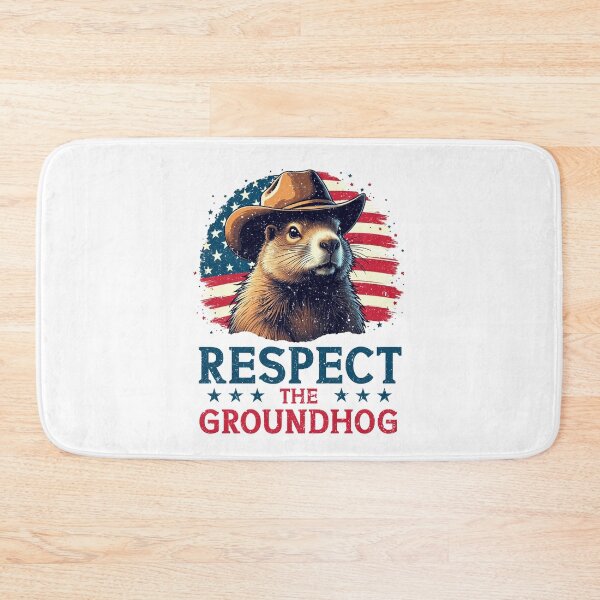 Item preview, Respect The Groundhog in Cowboy Hat designed and sold by Athlara.