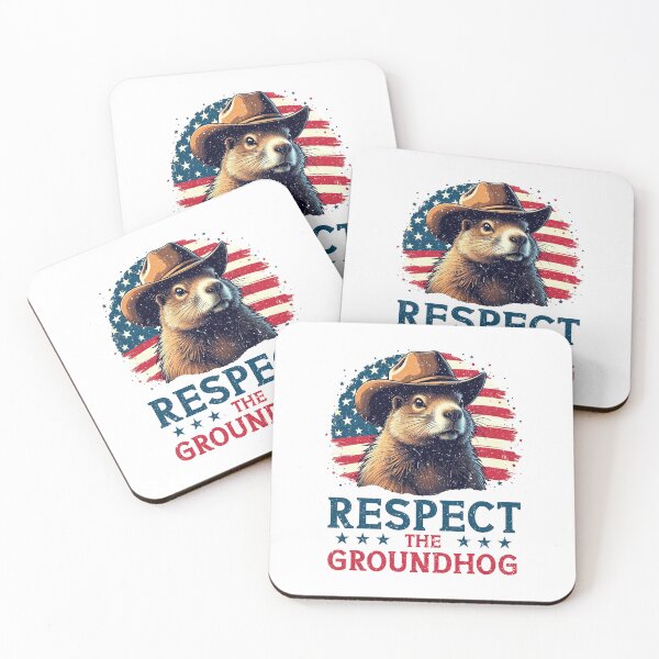 Item preview, Respect The Groundhog in Cowboy Hat designed and sold by Athlara.
