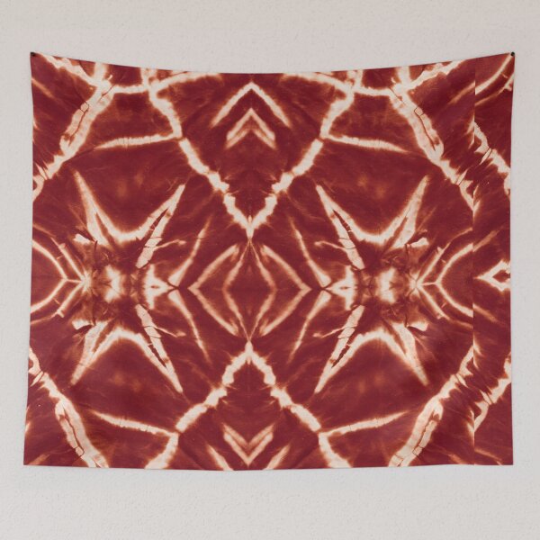 Item preview, Nigerian Adire Pattern - Bold Red and Black Traditional Design for African Fashion designed and sold by Collision19.