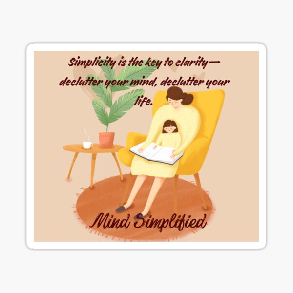 Item preview, Mind Simplified LS designed and sold by Shrees-Essencia.