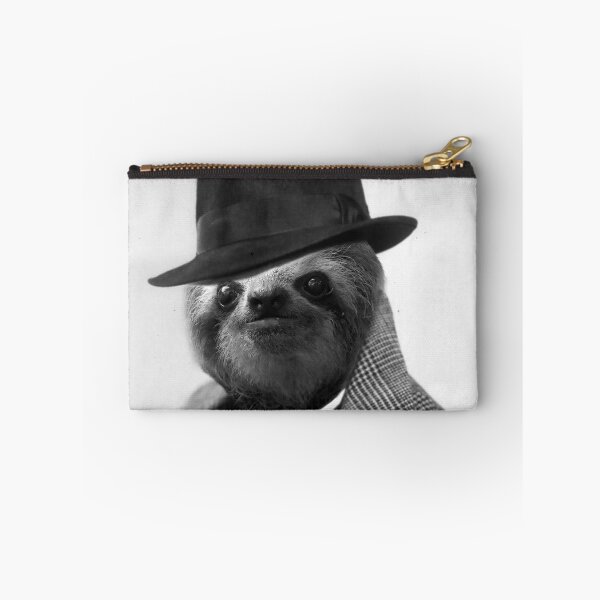 Item preview, Gentleman Sloth 9# - Print / Home Decor / Wall Art / Poster / Gift / Birthday / Sloth Lover Gift / Animal print Canvas Print designed and sold by Furry And  Purry.