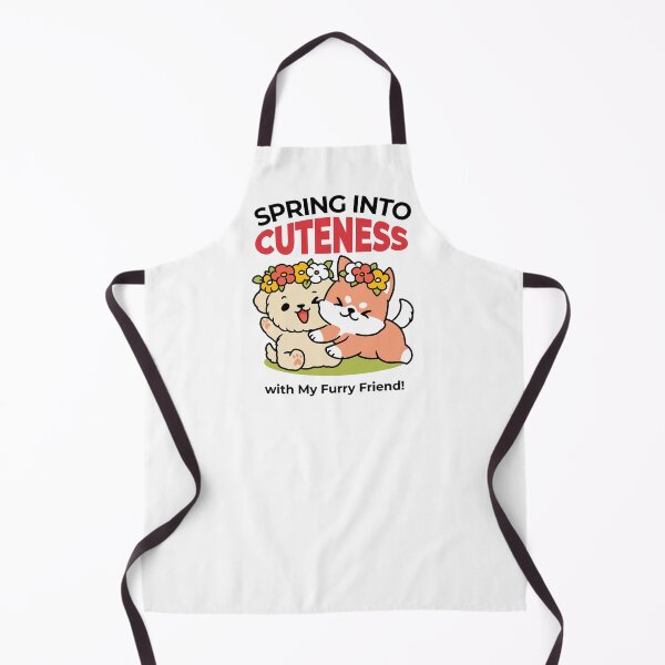 Item preview, Spring Into Cuteness – Adorable Dog Illustration designed and sold by Trio-in-Forest.