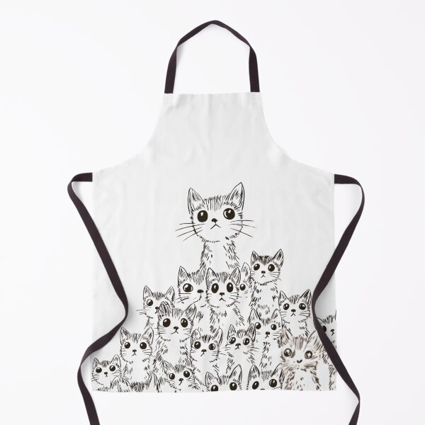 Item preview, Top Cat. Kitten pyramid design. Minimalist line drawing. designed and sold by Shoot-The-Moon.