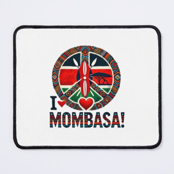 Item preview, I LOVE MOMBASA! Peace Sign designed and sold by Shs-Kenya.