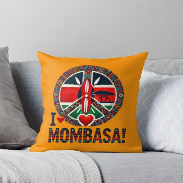 Item preview, I LOVE MOMBASA! Peace Sign designed and sold by Shs-Kenya.