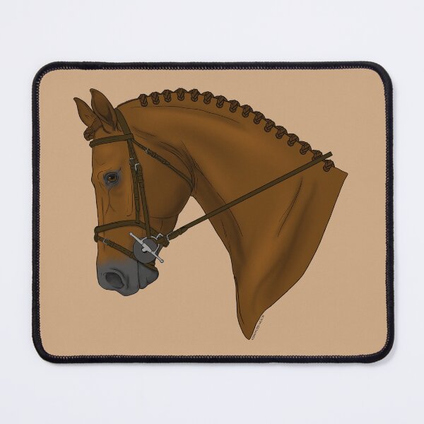 Item preview, Hunter Horse in Full Cheek Snaffle Bridle designed and sold by DappledMoon.