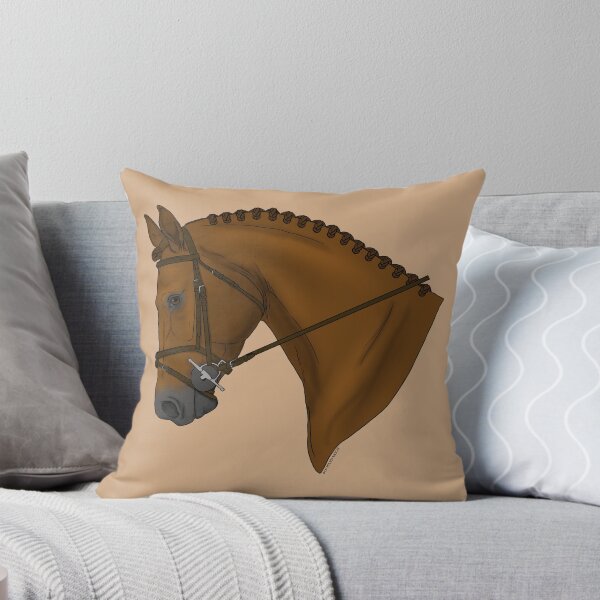 Item preview, Hunter Horse in Full Cheek Snaffle Bridle designed and sold by DappledMoon.