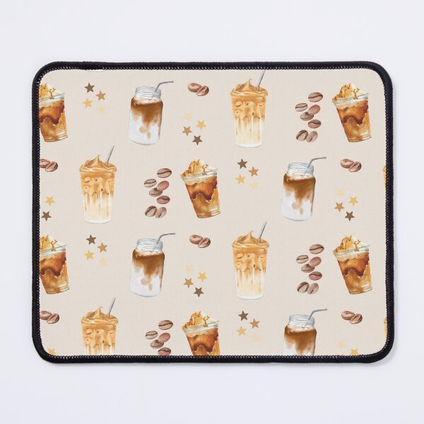 Item preview, iced coffee watercolor sticker sheet designed and sold by enchantedshoppe.
