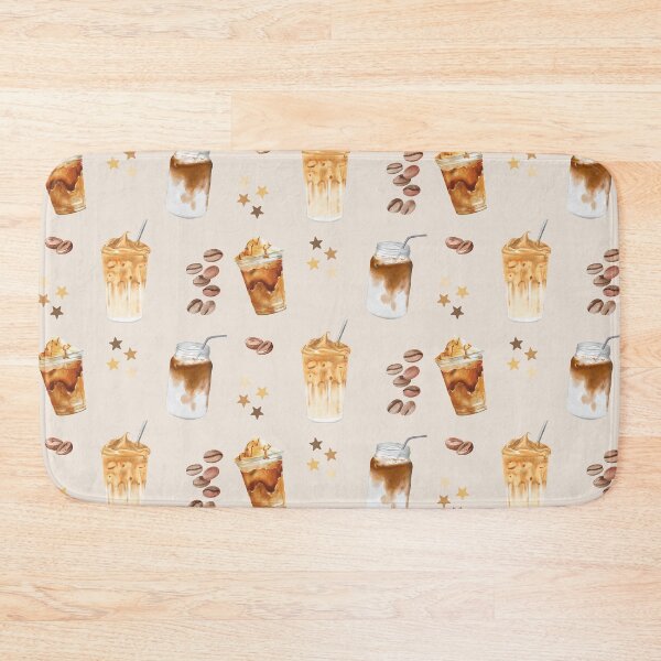 Item preview, iced coffee watercolor sticker sheet designed and sold by enchantedshoppe.