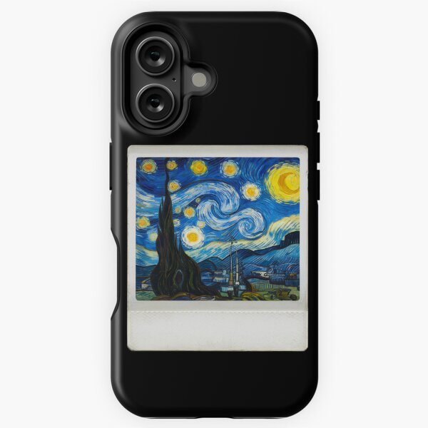 Vista previa del artículo con la obra «Polaroid de Van Gogh», diseñado y vendido por Angry Swan Designs.