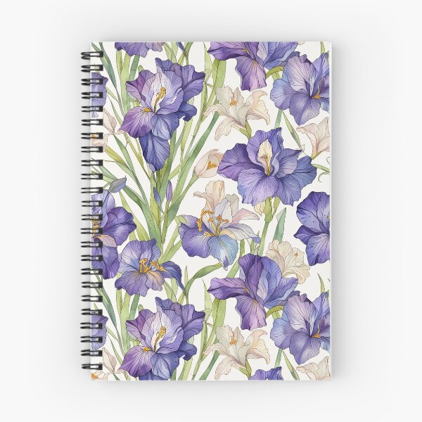 Item preview, Iris flower pattern designed and sold by CoolPixels.