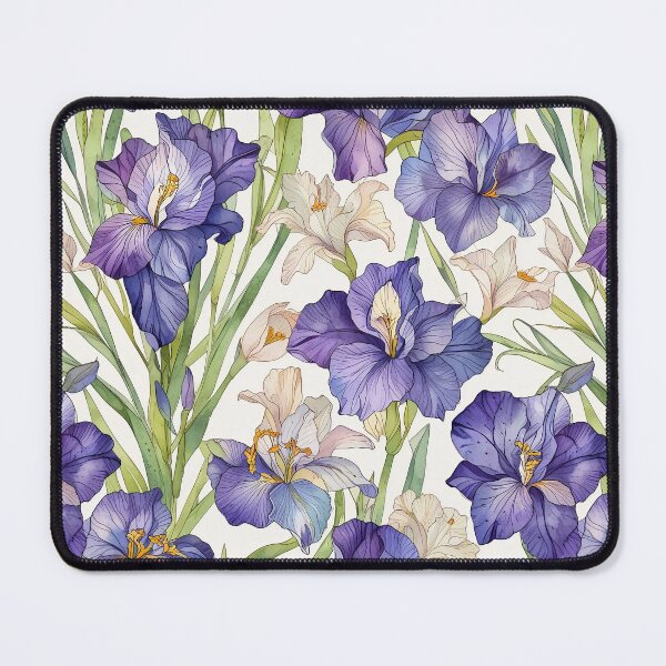 Item preview, Iris flower pattern designed and sold by CoolPixels.