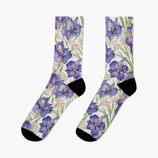 Item preview, Iris flower pattern designed and sold by CoolPixels.