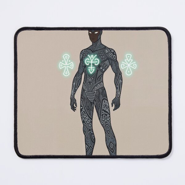 Item preview, Afrofuturistic Warrior Suit with African Motif Patterns designed and sold by Collision19.