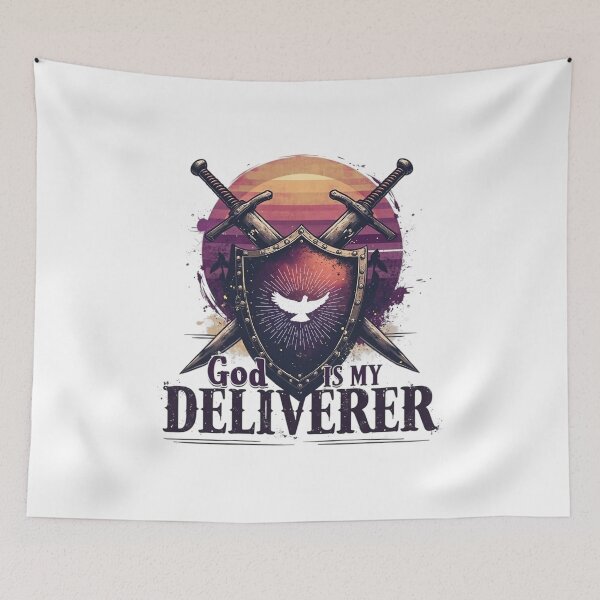 Item preview, God is My Deliverer  designed and sold by Faithloveshop.