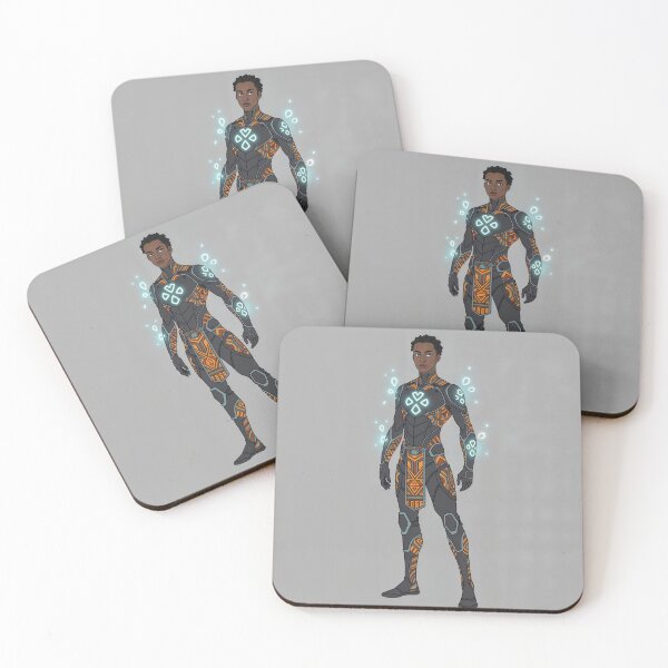 Item preview, Afrofuturistic Warrior Suit with African Motif Patterns designed and sold by Collision19.