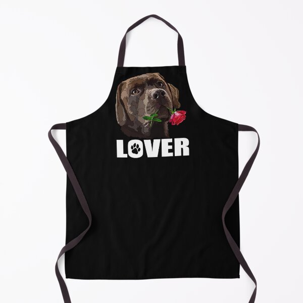 Item preview, Brown Lab Dog With Red Rose designed and sold by Just-Arts-4U.