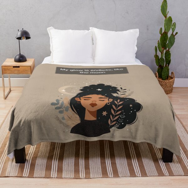 Item preview, Women's Affirmation Collection: My Glow is Endless, Like the Moon designed and sold by Compass and a Camera.