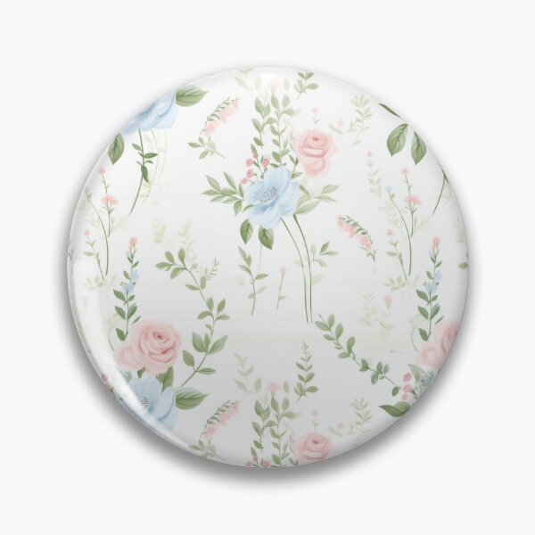 Item preview, Romantic pastel repeating pattern with pink and blue rose designed and sold by uriviolka99.