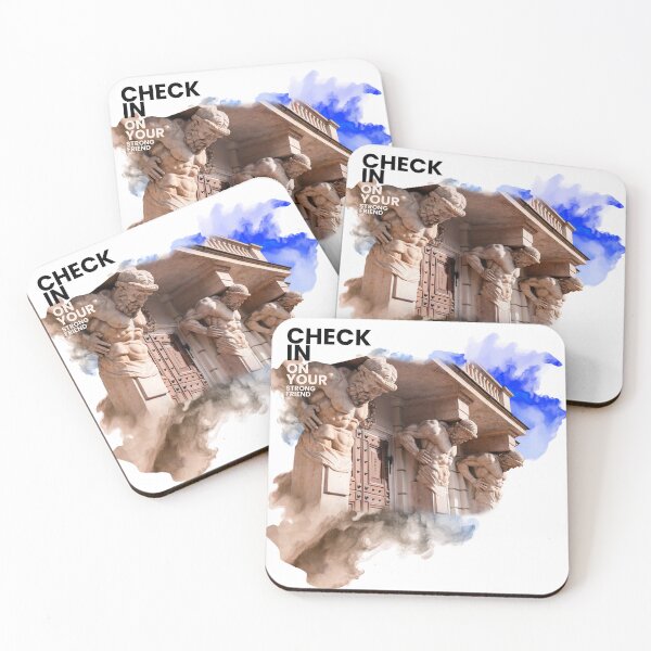 Item preview, Atlas Trio – Check in on Your Strong Friends designed and sold by Laurent-Art.