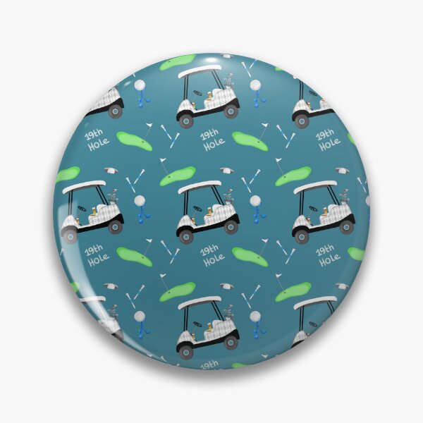 Item preview, Golf Cart With Golf Course 19th Hole Pattern designed and sold by daphsam.