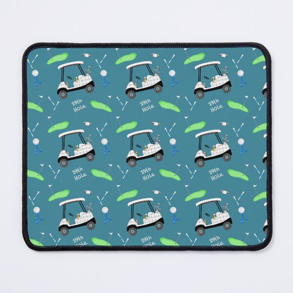 Item preview, Golf Cart With Golf Course 19th Hole Pattern designed and sold by daphsam.