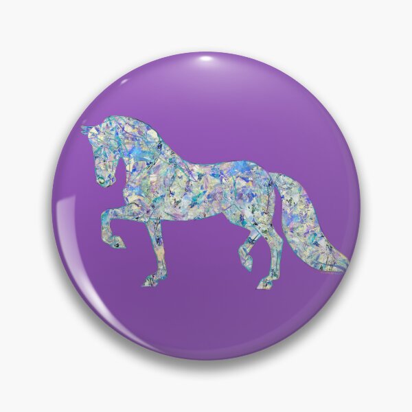Item preview, Crackled Crystal Trotting Horse designed and sold by DappledMoon.