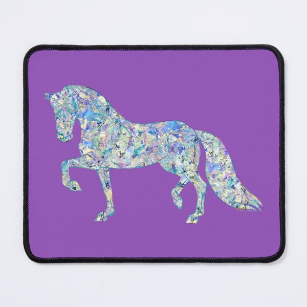 Item preview, Crackled Crystal Trotting Horse designed and sold by DappledMoon.