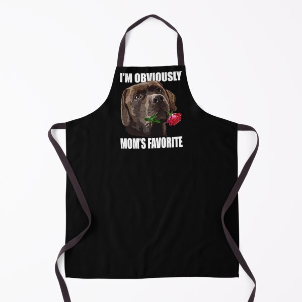 Item preview, Brown Lab With Rose Moms Favourite Dog designed and sold by Just-Arts-4U.