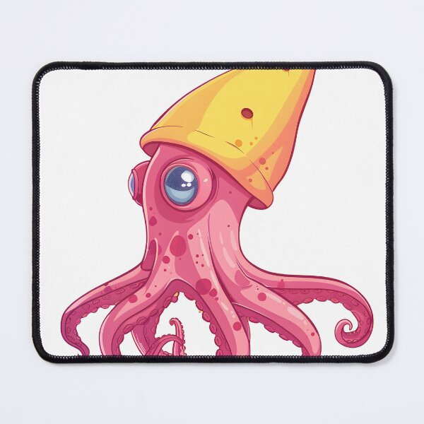 Item preview, The sassy yellow-capped octopus designed and sold by wonderisland.