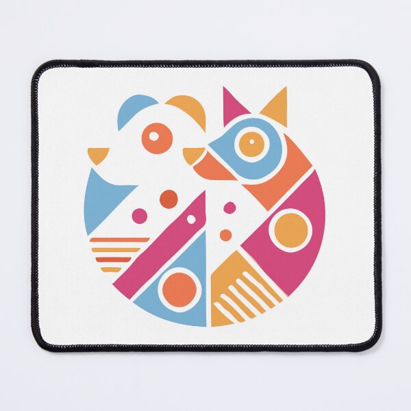 Item preview, Abstract Double Dog Design designed and sold by Artticadesigns.