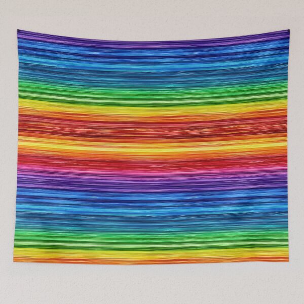 Item preview, Colorful horizontal stripes with diverse artistic textures designed and sold by Piotrek0001.