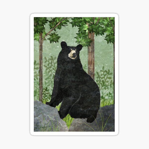 Aperçu de l'œuvre ours noir créée et vendue par katherineblower.