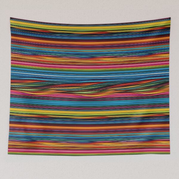 Item preview, Colorful textured stripes in geometric compositions designed and sold by Piotrek0001.