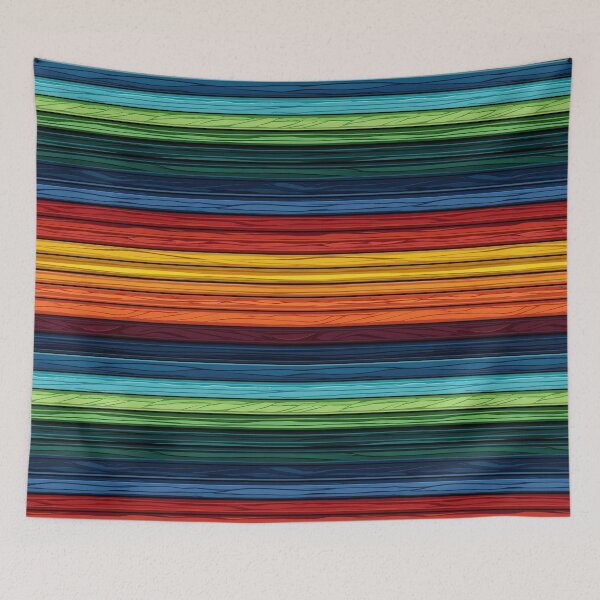 Item preview, Dynamic rainbow-inspired horizontal stripe artwork designed and sold by Piotrek0001.