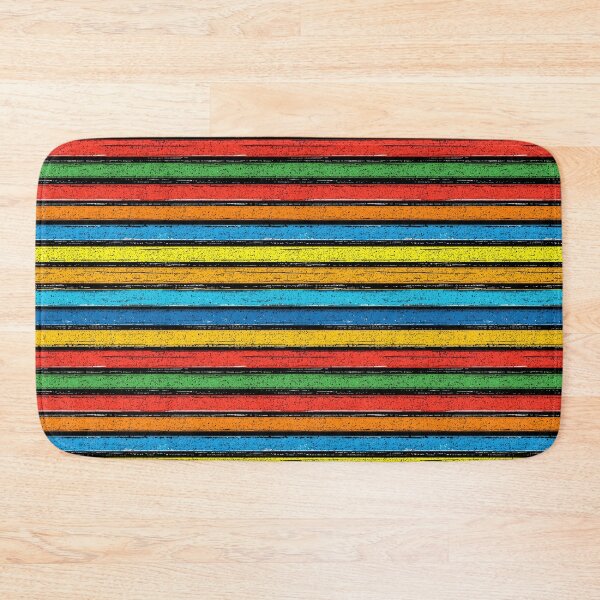 Item preview, Rainbow-inspired art with textured stripe patterns designed and sold by Piotrek0001.