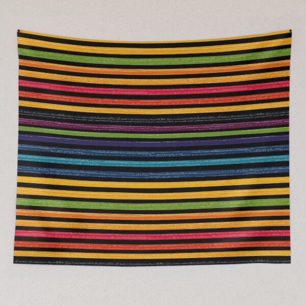 Item preview, Multicolored stripes with unique artistic details designed and sold by Piotrek0001.