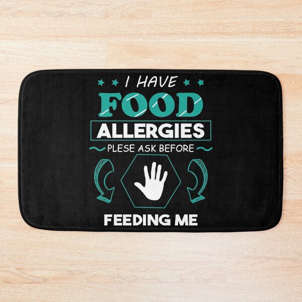 Item preview, I Have Food Allergies, Ask Before Feeding-Robot designed and sold by DoodleUrban.