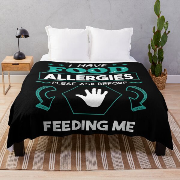 Item preview, I Have Food Allergies, Ask Before Feeding-Robot designed and sold by DoodleUrban.