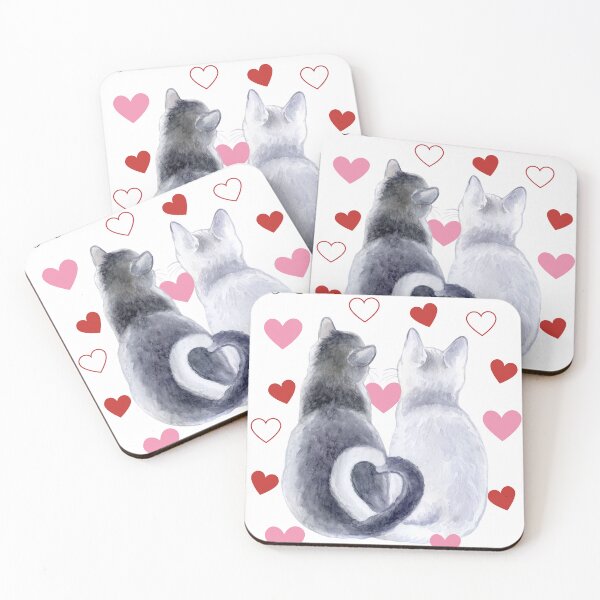 Item preview, Happy Valentine's Day - couple of cats designed and sold by Cat Babe.