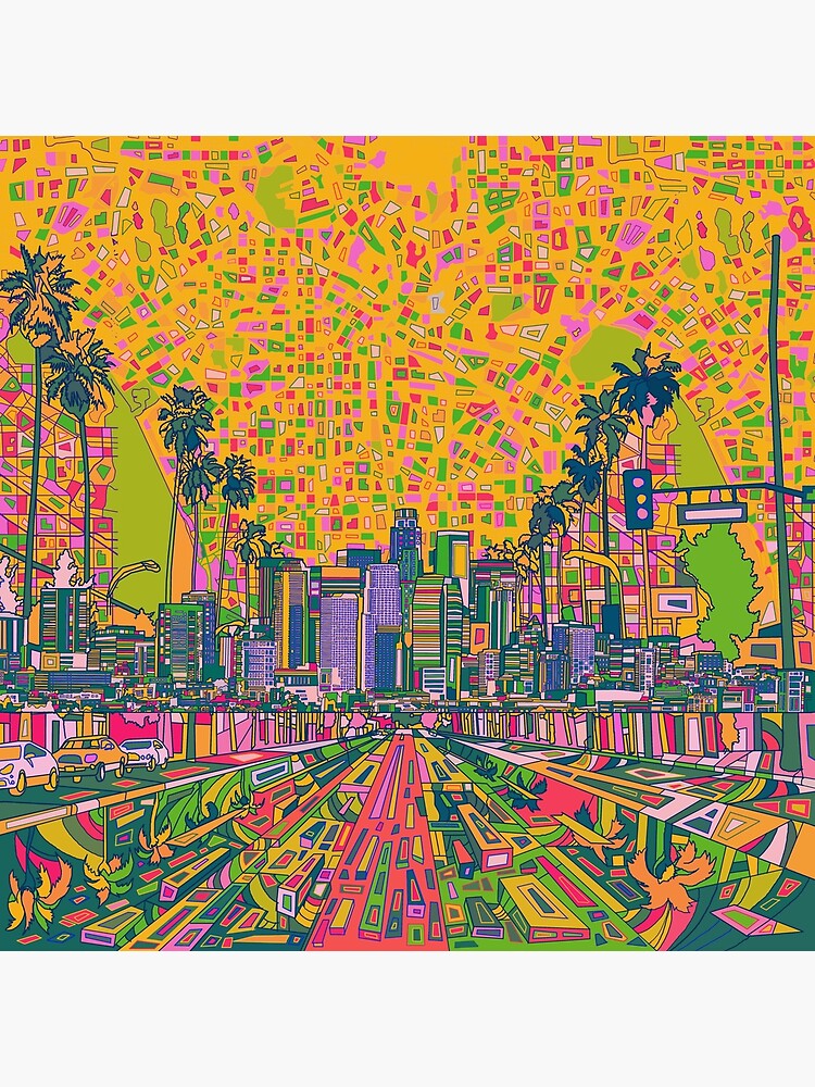 los angeles skyline 1 by BekimART