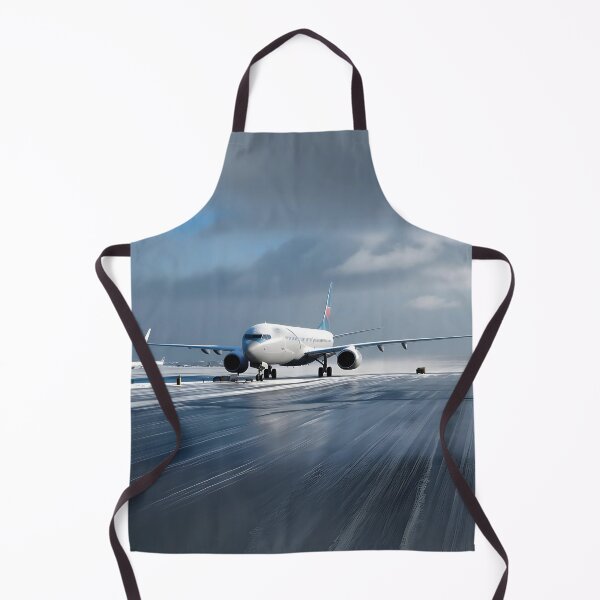 Item preview, Modern Airliner Taxiing to Deicing Position - Aviation Art designed and sold by EMairplanes.