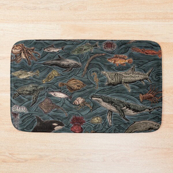Item preview, Sea & Ocean Life Maritime Pattern designed and sold by JohnRooneyArt.