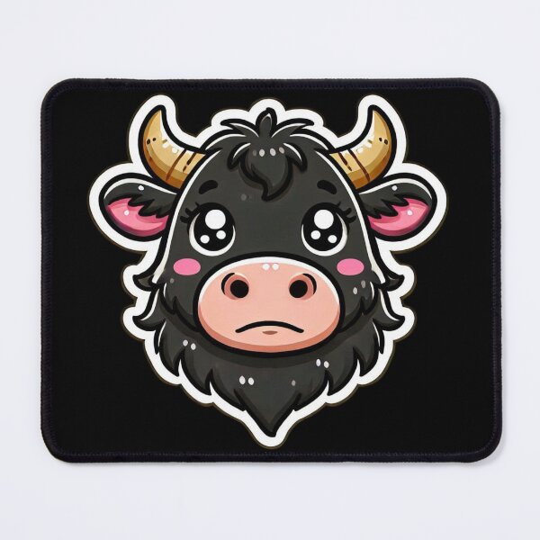 Item preview, Angus Black Cow Head designed and sold by ArtistEmbrace.